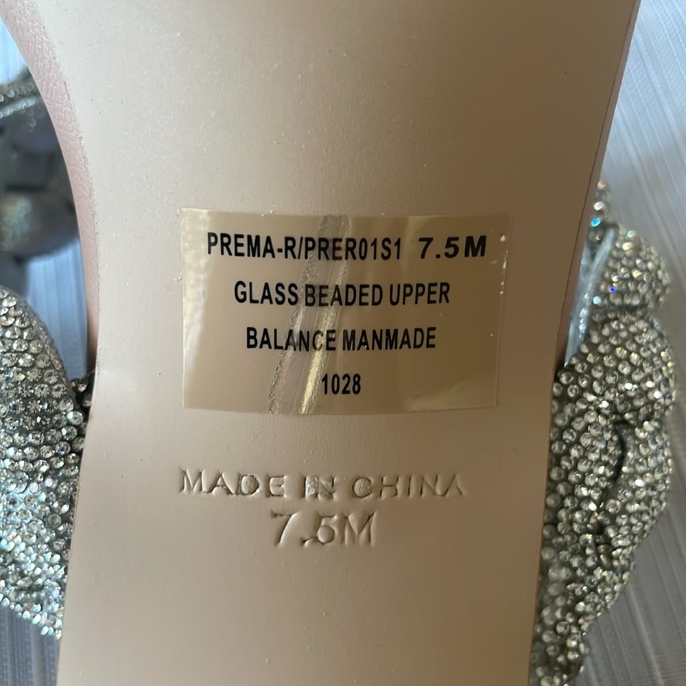 ♥️ Steve Madden♥️ Prema Sandal Braded Rhinestone size 7.5 - Picture 6 of 11